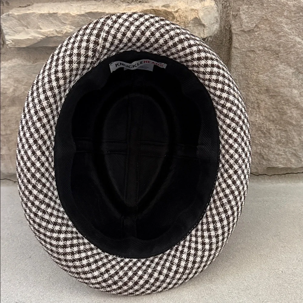 Knuckleheads Kids Houndstooth Fedora Hat Cap